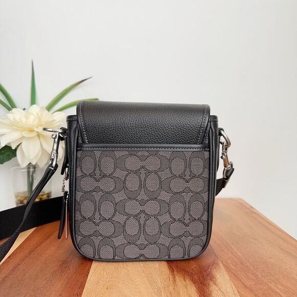 NWT Coach Lucas Crossbody Bag In Signature Jacquard - Picture 3 of 6